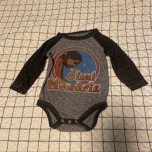 Jimi Hendrix baby onesie